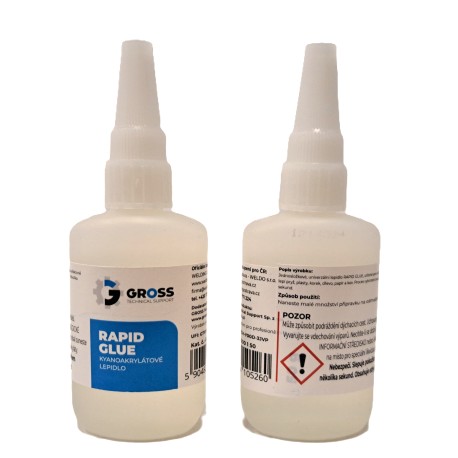 Lepidlo kyanoakrylátové - RAPID GLUE 50ml