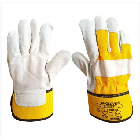 Rukavice prac. komb RIGGER YELLOW 3233X č. 10,5