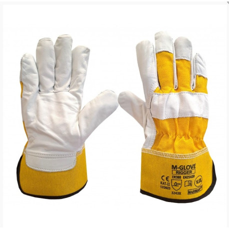 Rukavice prac. komb. RIGGER YELLOW 3243X č. 10,5