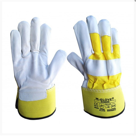 Rukavice prac. komb RIGGER YELLOW 4124X č. 10,5